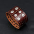 braunes rohleder armband herren manschette breitarmband uniqal sale
